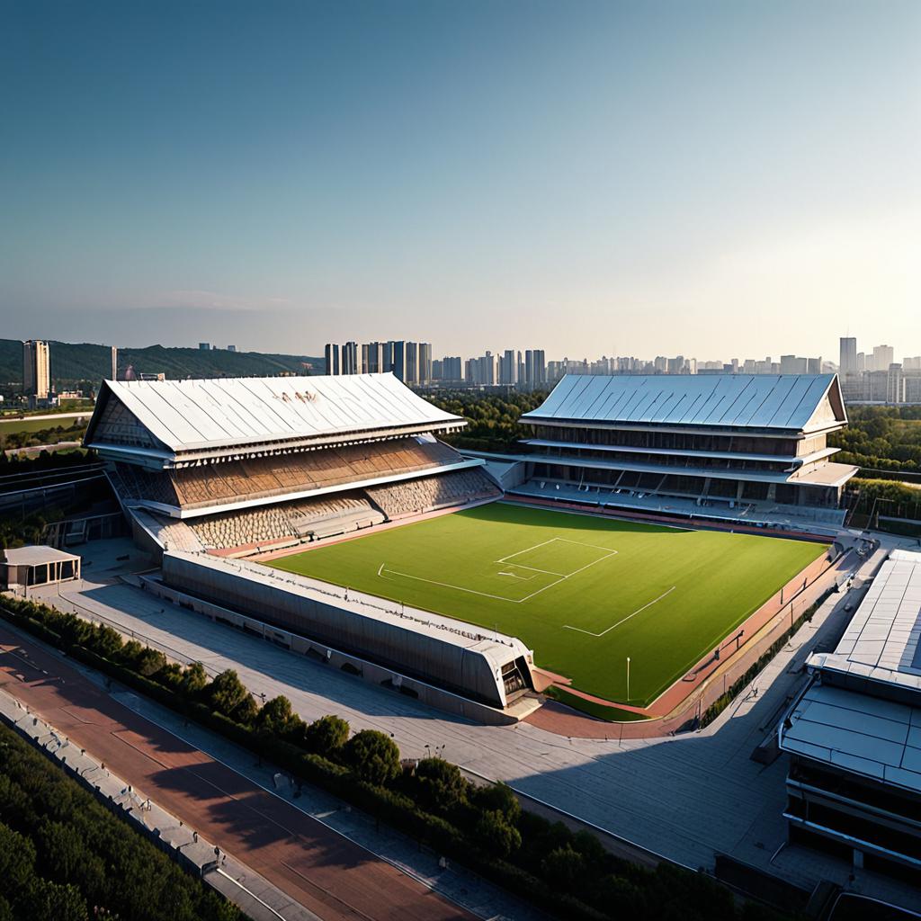 探索古今球场设计智慧与科技进化：从汉代蹴鞠场到现代智能体育场